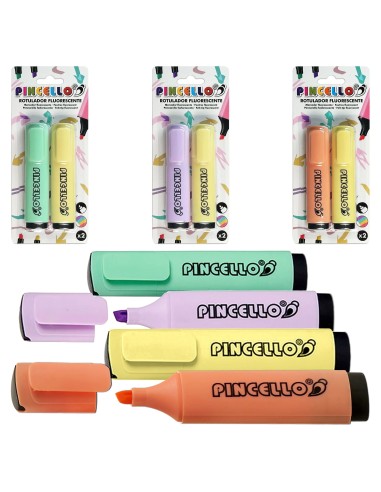 Subrayadores Pastel Baratos | Pack 2 Colores Suaves