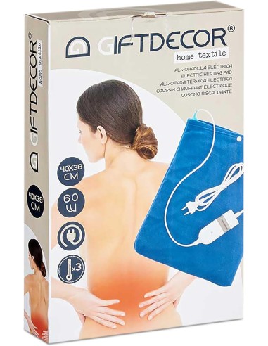 Almohadilla Eléctrica Azul Barata | Calor Terapéutico y Confort