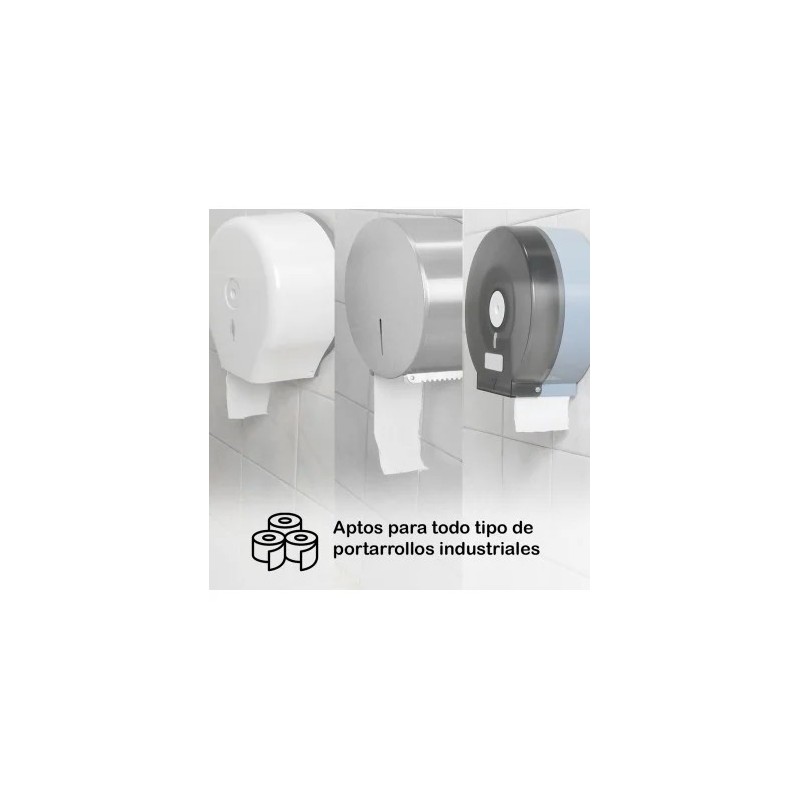 ▷ 🧻Rollo Papel Higiénico Maxi Jumbo | Pack 6 Rollos 185m Doble Capa