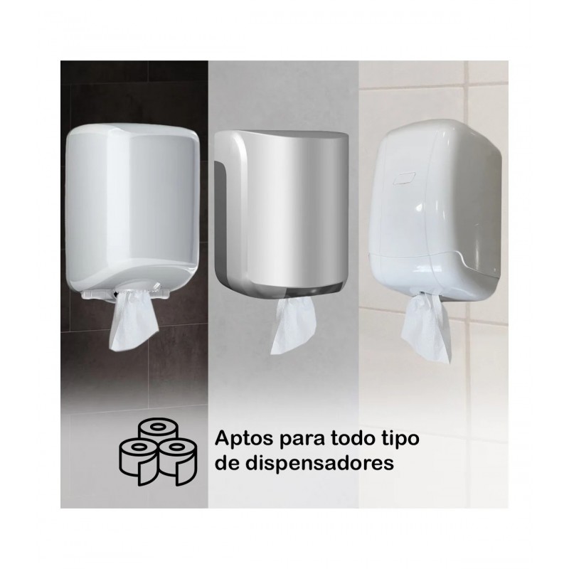 ▷ 🧻 Papel Cheminé Secamanos | Pack 6 Rollos Absorbentes