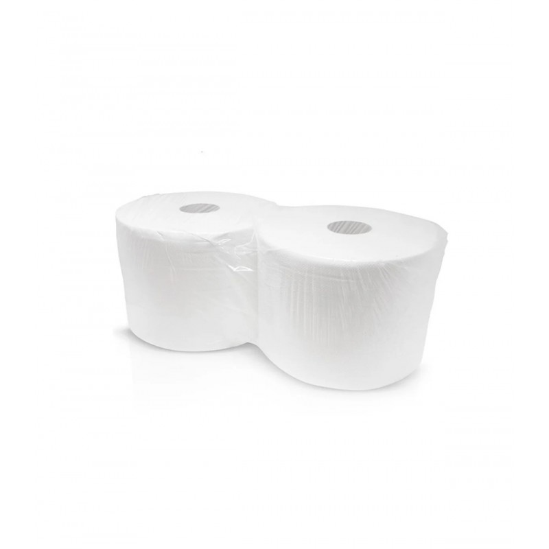 ▷ 🧻Bobina de Celulosa Industrial Laminada | Pack 2 Rollos Absorbentes