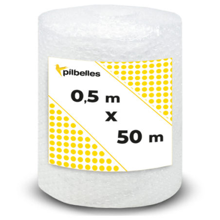 ▷📦 Rollo Plástico de Burbujas 0,50 x 50 m | Embalaje Seguro Pilbelles