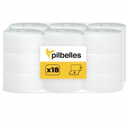 ▷ 🧻 Rollo Papel Higiénico Laminado Industrial | Pack 18 Rollos 100m