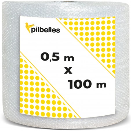 ▷ 📦Rollo Plástico de Burbujas 0,5 x 100m | Protección para Embalaje