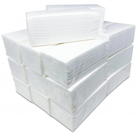 ▷🗳️ Toallas Papel Zigzag Pasta 2 Capas | Pack 3000 uds Absorbentes