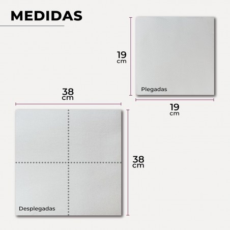 ▷🍽️ Servilletas Papel Punta a Punta 38x38 cm | Pack 1.350 unidades