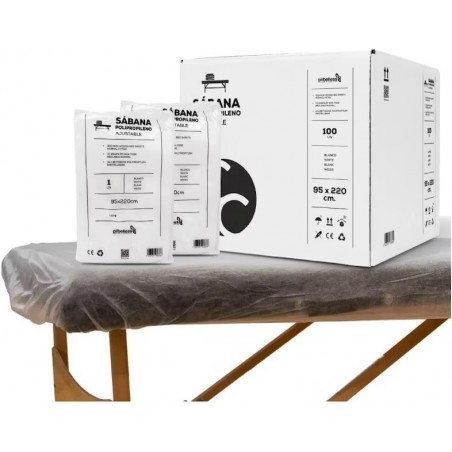 ▷Sábanas Camilla Ajustables 95x220 cm | Pack 100 unidades Desechables