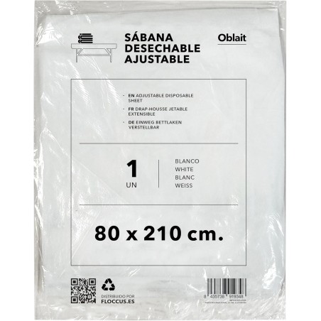 ▷Sábanas Camilla Ajustables 80x210 cm | Pack 100 unidades Desechables