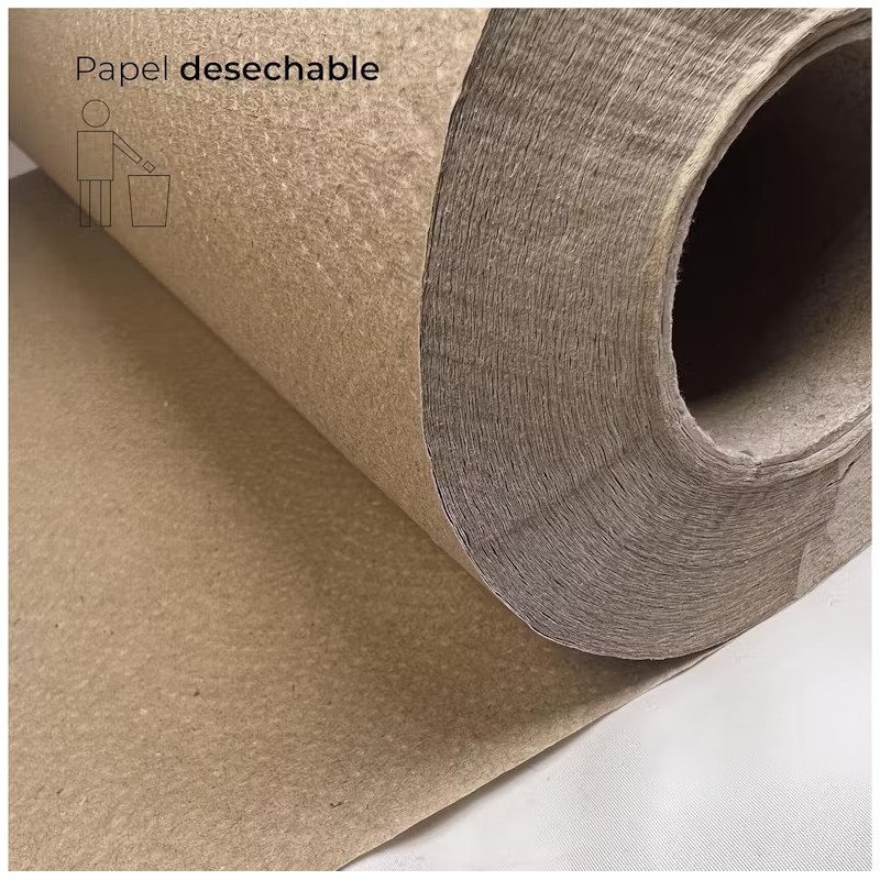 ▷🧻Rollo Papel Camilla Ecológico Natural con Precorte | Pack 6 rollos