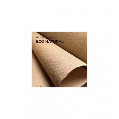 ▷🧻Papel Camilla Ecológico Natural|Pack 6 rollos gofrados sin precorte