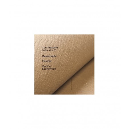 ▷🧻Papel Camilla Ecológico Natural|Pack 6 rollos gofrados sin precorte