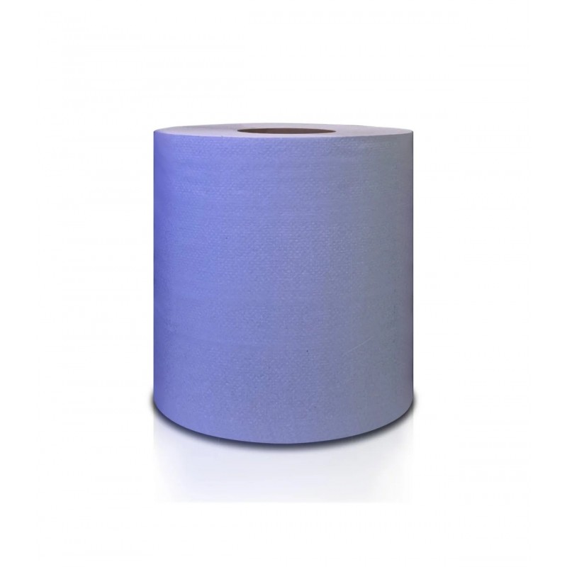 ▷ Rollo Papel Secamanos Cheminé Azul Extra Suave | Pack 6 rollos 105m