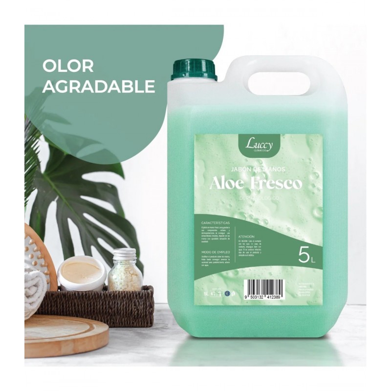 ▷🧴Jabón de Manos Aloe Vera 5L | Hidratante con PH Neutro