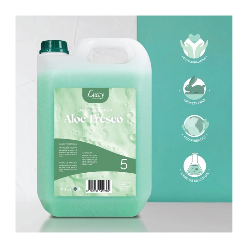 ▷🧴Jabón de Manos Aloe Vera 5L | Hidratante con PH Neutro