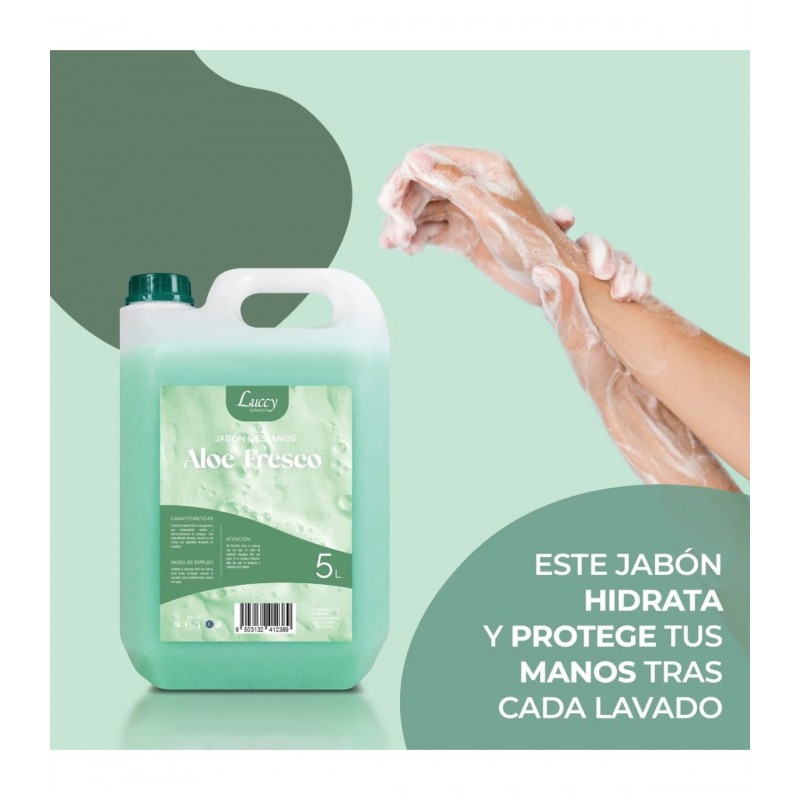 ▷🧴Jabón de Manos Aloe Vera 5L | Hidratante con PH Neutro