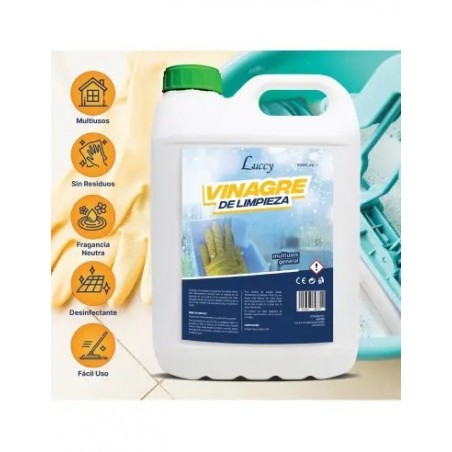 ▷ Vinagre de Limpieza 5L | Natural, Ecológico y Multiusos