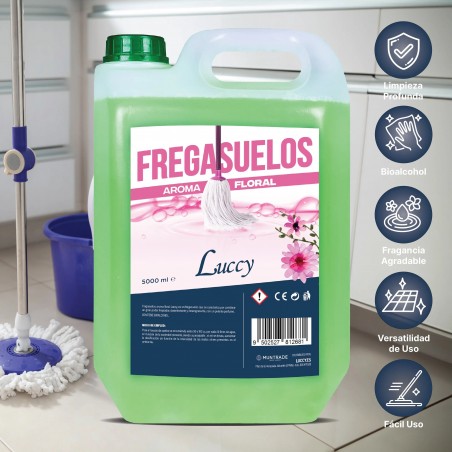 ▷🌸 Fregasuelos Aroma Floral 5L | Limpieza y Desinfección