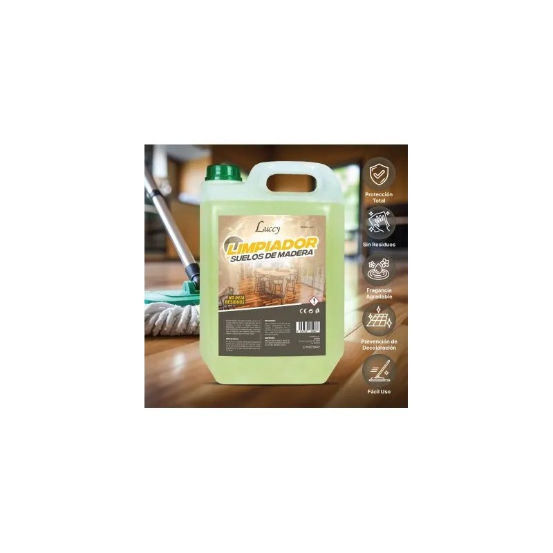 ▷Limpiador Suelos de Madera 5L | Limpieza y Cuidado de la Madera