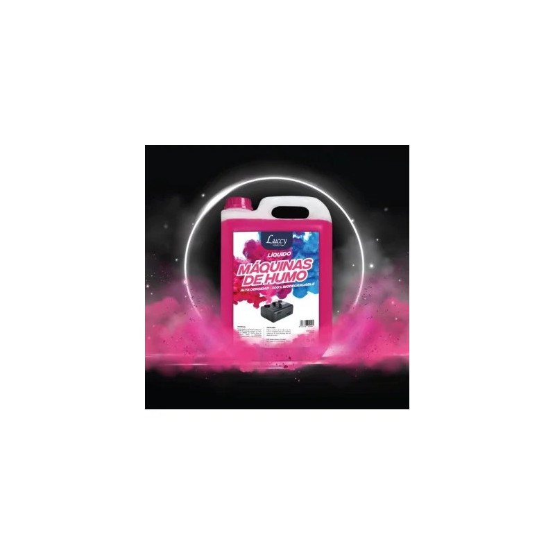 ▷💨 Humo Rosa Líquido 5L| Compatible Todas las Máquinas