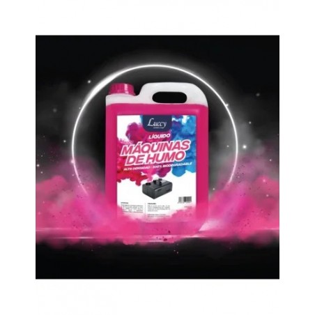 ▷💨 Humo Rosa Líquido 5L| Compatible Todas las Máquinas