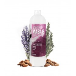 ▷Aceite de Masaje Almendras, Romero, Lavanda e Hinojo 1L