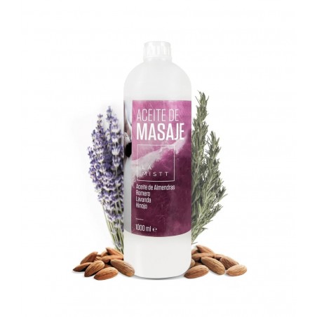 ▷Aceite de Masaje Almendras, Romero, Lavanda e Hinojo 1L