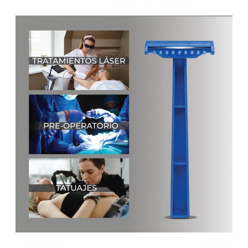 ▷🪒Cuchillas Rasuradoras 1 Hoja Pack 100 | Precisión y Uso Profesional