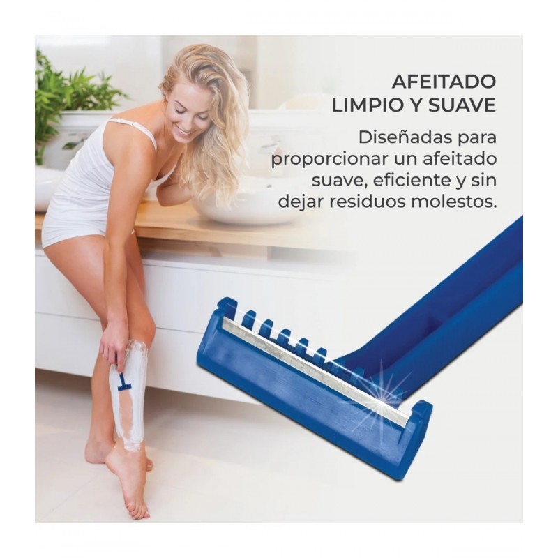 ▷🪒Cuchillas Rasuradoras 1 Hoja Pack 100 | Precisión y Uso Profesional
