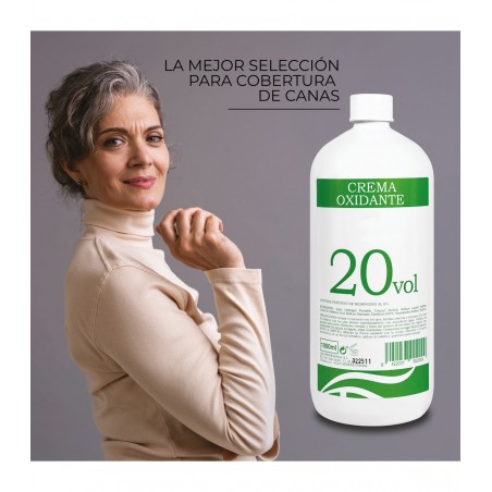 ▷💇‍♀️ Oxigenada Crema 20 Volúmenes 1L | Agua Oxigenada Profesional