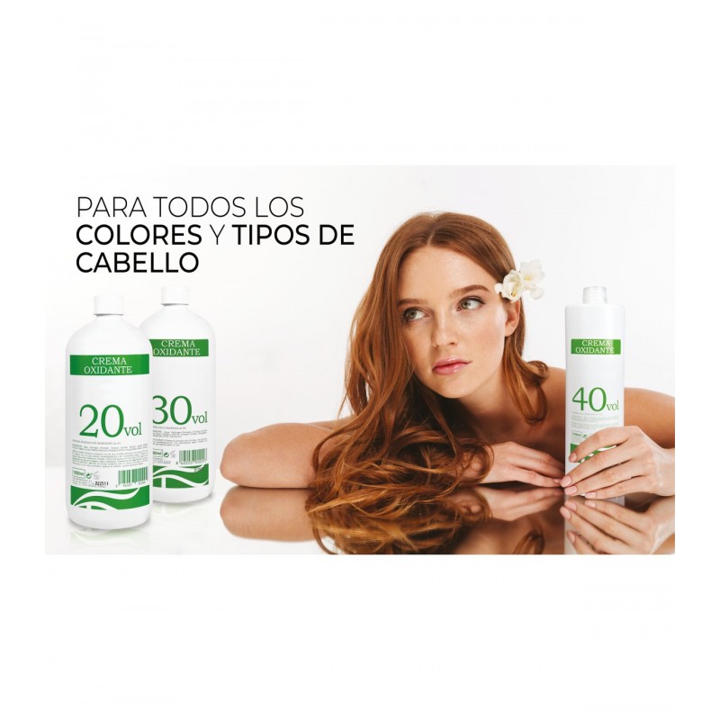 ▷💇‍♀️ Oxigenada Crema 20 Volúmenes 1L | Agua Oxigenada Profesional