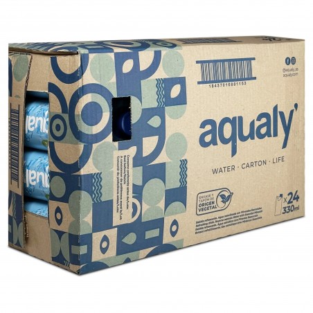 ▷💧 Agua en Brick 330 ml Pack 24 uds | Hidratación práctica