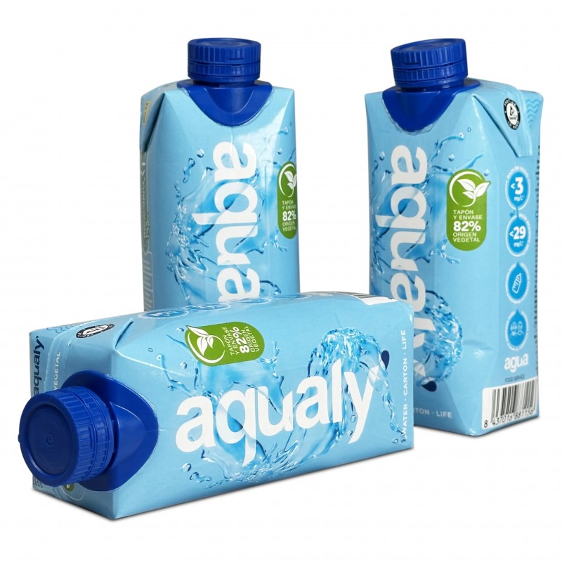 ▷💧 Agua en Brick 330 ml Pack 24 uds | Hidratación práctica