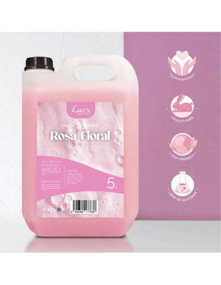 Jabón de Manos Floral Rosa 5 Litros | Higiene y Fragancia Profesional