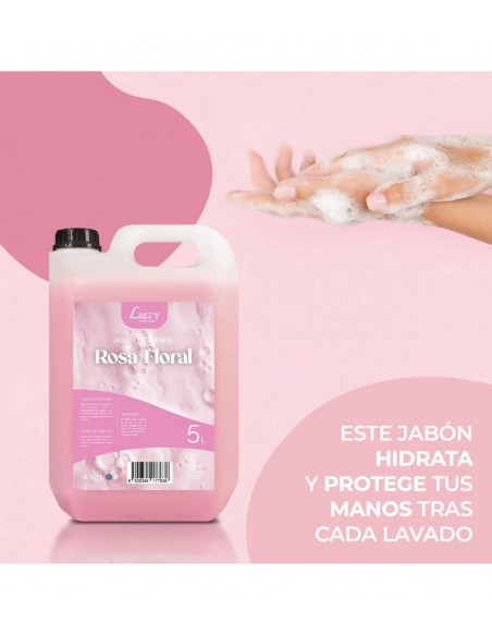 Jabón de Manos Floral Rosa 5 Litros | Higiene y Fragancia Profesional