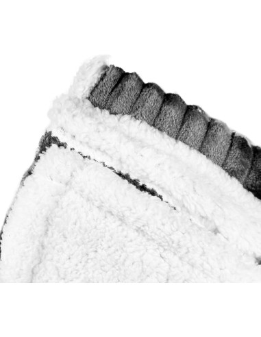 Manta de Pana Gris Barata | Suave, Cálida y Decorativa