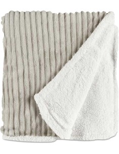 Manta de Pana Gris Barata | Suave, Cálida y Decorativa 2