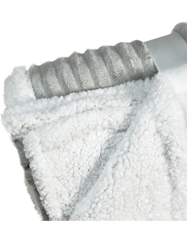 Manta de Pana Gris Barata | Suave, Cálida y Decorativa