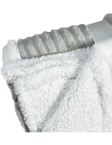 Manta de Pana Gris Barata | Suave, Cálida y Decorativa