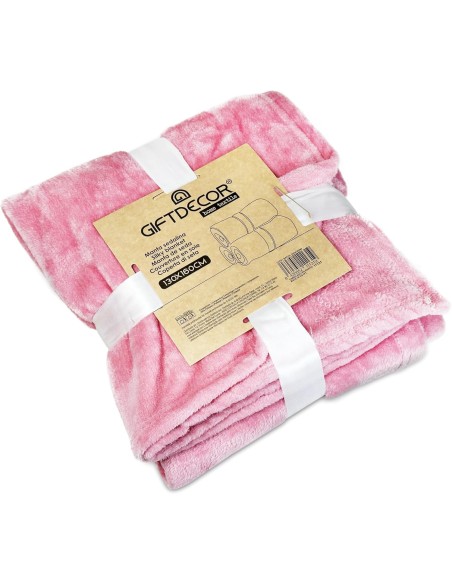 Manta Sedalina Rosa Barata | Suave, Ligera y Decorativa