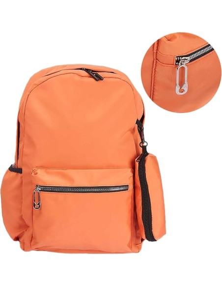 Mochila de Viaje Naranja Barata | Resistente y Espaciosa