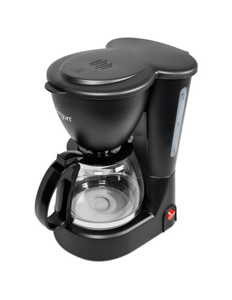 Cafetera Eléctrica 6 Tazas Barata | 550W 0.6L Negra