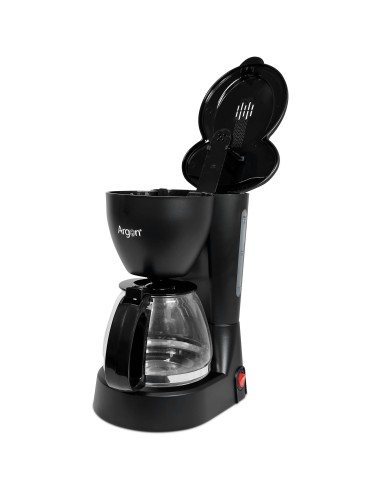 Cafetera Eléctrica 6 Tazas Barata | 550W 0.6L Negra