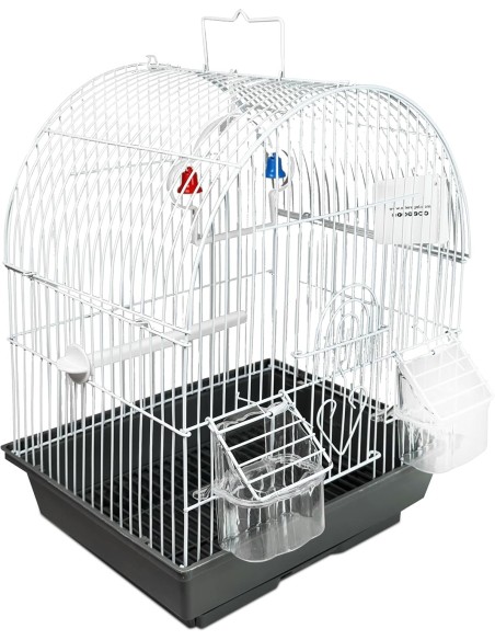 Jaula Arco de Metal Blanca Barata | Decorativa y Versátil