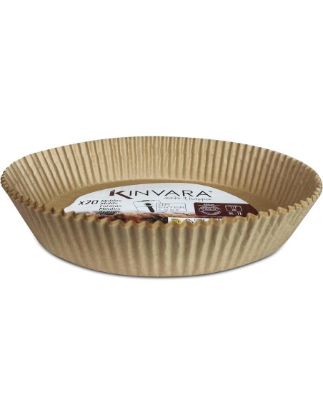 Molde Papel Freidora de Aire Grande Barato | Pack 20 Unidades