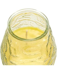 Vela de Citronela en Cristal Alto Barata | Repelente y Decorativa 2