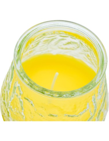 Vela de Citronela en Cristal Alto Barata | Repelente y Decorativa