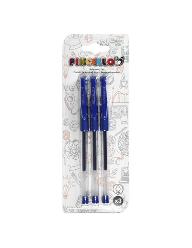 Bolígrafos de Gel Baratos | Pack 3 Unidades