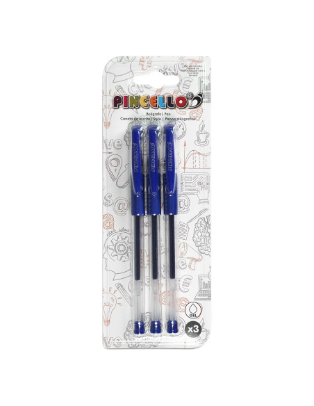 Bolígrafos de Gel Baratos | Pack 3 Unidades