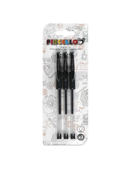 Bolígrafos de Gel Baratos | Pack 3 Unidades