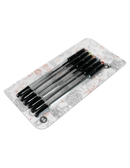 Bolígrafos Baratos | Pack 6 Unidades Escritura Suave